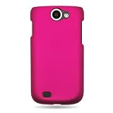 WIRELESS CENTRAL Brand Hard Snap-on Shield ROSE PINK RUBBERIZED Faceplate Cover Sleeve Case for SAMSUNG T679 EXHIBIT 2 4G (T-MOBILE) with PRY Removal Tool Case [WCL445]