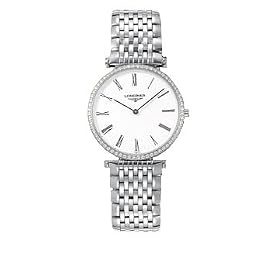 Longines Watches Longines La Grande Classique with Dimond Bezel Mens Watch by Longines