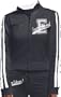 Team Edward Vampire Juniors/Ladies Black Ragged Terry Striped Track Outfit Tracksuit (Large)