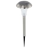 EGLO 6er-Set LED-Solar-Leuchte Edelstahl
