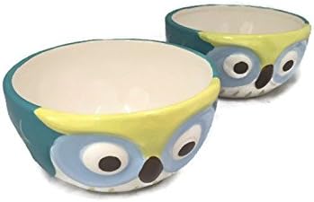 Whooty Hoot Ceramic Owl Bowl (2 Pack)