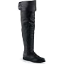 Pleaser Boots Women's RAVEN-8826, Thigh Hight Leather Boot