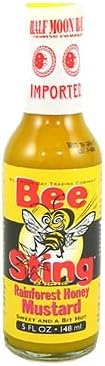 Bee Sting Rainforest Honey Mustard Hot Sauce, 5oz.