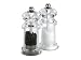 Kitchen & Housewares : Cole and mason 575 pepper mill/salt mill gs clr BLK acrylic mill