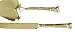 Hortense B. Hewitt Wedding Accessories, Cake and Knife Serving Set, Gold Heart