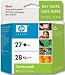 Original HP 27/28 Ink Cartridges Combo-Pack in Retail Packaging