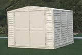Outdoor Pvc Storage Shed 7'10X7'10X6'