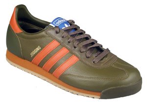 Adidas Mens Jogging Olive/Chestnut/Gum Running shoe