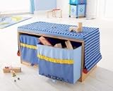 Building Block Bench without Foldable Fabric Boxes