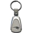New England Patriots Key Ring w/Laser Etched Team Logo - NFL Football Fan Shop Sports Team Merchandise