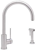 Hot Sale Blanco 157-094-ST Purus II Kitchen Faucet with Metal Side Spray, Satin Nickel Finish