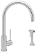 Blanco 157-094-ST Purus II With Side Spray Kitchen Faucet, Satin Nickel
