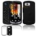 Premium Black Rubberized Snap-On Cover Hard Case Cell Phone Protector for Samsung Moment M900 [Beyond Cell Packaging]