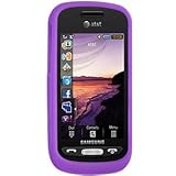 Silicone Skin Case for Samsung Solstice A887 (Purple)