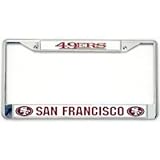 San Francisco 49ers Chrome License Plate Frame