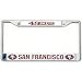 San Francisco 49ers Chrome License Plate Frame