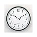 UNV10431 12-1/2 Round Wall Clock, Black Case