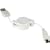 U-Bop Retractable USB Data Sync and Charging Cable for Creative Labs Zen V , Creative Labs Zen Stone