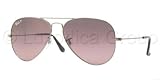 Ray-Ban Original 004/7758 Polarized Aviator Sunglasses,Gunmetal Frame/Blue Gradient Pink Lens,One Size