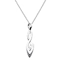 Heritage Sterling Silver Ladies' 9232 Celtic Organic Twist Pendant + 46cm Chain 9232SB