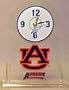 Auburn Tigers Clear Desk Clock NCAA College Athletics Fan Shop Sports Team Merchandise