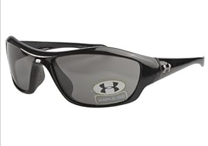 Under Armour Impulse 8600011-4800 Rectangular Sunglasses,Satin Black,57 mm