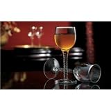 CELLINI PLATINUM TWIST CORDIALS - PLATINUM TWIST GLASS CORDIALS, CELLINI COLLECTION (SET OF 4)