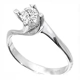 0.75CT ROUND DIAMOND SOLITAIRE ENGAGEMENT RING 14k GOLD