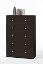Furniture online: Tvilum Portland 5-Drawer Dresser, Coffee