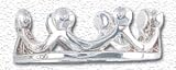 Solid Sterling Silver Crown Ring