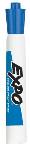 Childrens Toyshop  Toys : Sanford(R) EXPO(R) Chisel-Tip Dry-Erase Markers, Blue, Pack Of 12