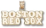Boston Red Sox MLB Team Name 10K Gold Pendant 3/8