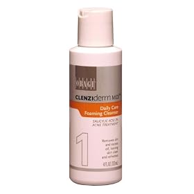 Obagi Medical Clenziderm M.D. Acne Daily Care Foaming Skin Cleanser Salicylic Acid 2% Acne Treatment, 4-Ounce Bottle by Obagi Medical