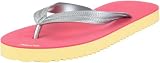Flip Flop Original Candy Metallic 30022, Damen, Sandalen/Zehentrenner, Silber  (silver met./ coral/ dijon 934), EU 36