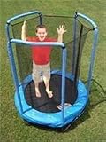 Bazoongi+Kids+Junior+Combo+Trampoline+with+Teclon+Pad+-+55+Inches