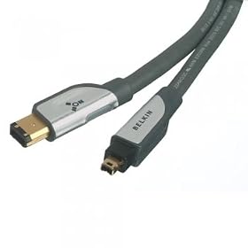 Belkin IEEE 1394 S400 Cable - Gold 4Pin/6Pin, 28Awg - 1.8Meters