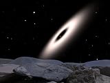 A 25-Million-Year-Old Protoplanetary Disk Around a Pair of Red Dwarf Stars 350 Light-Years Away Art Photographic Poster Print by Stocktrek Images, 12x9