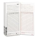 Office Products : Acroprint 09-9111-000 Time Cards For Es1000 Electronic Totalizing Payroll Recorder, 100/Pack