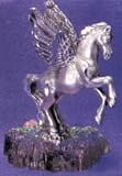 Diamond-Cut Pegasus Crystal Island Figurine