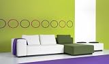 Softline Nevada Schlafsofa / 2-Sitzer wei&szlig;