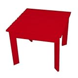 Prairie Leisure Design 71-003 16' ' Side Table - Fire Engine Red