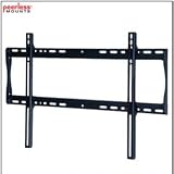 Peerless SmartMount Universal Flat Wall Mount SF650 - Mounting kit ( wall plate, security bracket ) for flat panel - steel - black - screen size: 32 - 50