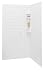 Swanstone TI-NEO-DTF-010 Veritek Three Panel Neo Shower Wall Kit, White Finish