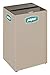 Rubbermaid Commercial Products FGNC24P11L Collect-A-Cube Customizable Recycling Containers with Lock, Paper(Confidential), 22 1/2 gal