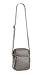 Marc by Marc Jacobs Canvas Camera Crossbody Bag Purse Metallic Dark Silver
