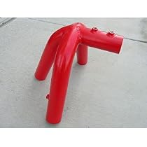 Jensen Swing Commercial Middle Frame 2 Legs 2 3/8 ft Top Rail and Legs - Red