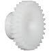 Smallparts Spur Gear, 20 Degree Pressure Angle, Polyoxymethylene, Inch, 32 Pitch