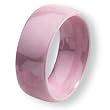 Pink Ceramic Ring (8.0 mm) - Sizes 5-9