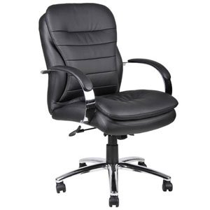 Boss Office Products B9227 MidBack Deluxe Managers Contemporary
