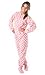 Footed Pajamas Pretty In Polka Adult Fleece